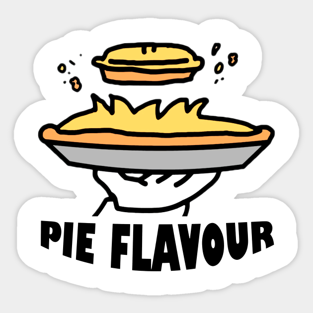 Pie Flavour Asdf Movies Asdf Asdfmovie Sticker TeePublic
